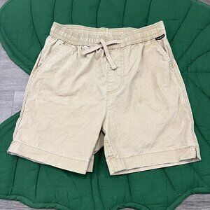 Quiksilver Shorts Boys Youth Small 10 Tan Taxer Pull On Shorts